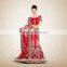 Designer Red Lace,Moti,Resham,Stones,Velvet Patch work Lehenga Choli