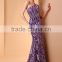 Mermaid one shoulder Floor-length Satin Sequined with Sequins prom evening dress party dress P004