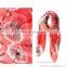 2016 Spring New Dandelion Printed Voile Women Scarf Wholesale
