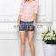 2015 new model neck blouses,fashion trending blouses,trending blouses