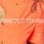 beach short length short,navy and orange clour shorts,Pull&Bear Swim Shorts In Fluorescent Orange