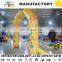 3x3m Yellow inflatable arch with prinitng for advertising