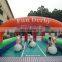 High quality 3 Lane inflatable horse racing,Outdoor sport games inflatable fun derby for kids