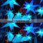 16 kinds of colors inflatable stars for house decoration