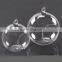 Hanging glass terrarium round clear glass globe Home Decor glass ball terrarium