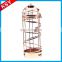 New Product Competitive Price Simple European-Style Antique Metal Artillery Type Wine Bottle Holder Rack