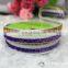 New Style Stripe Metallic Elastic Ribbon