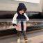 Children's jacket autumn and winter models 2020 new baby windproof western style jacket girls fashionable color matching hooded