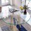 transparent clear tempered glass table top glass top center table design