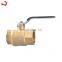 JD-4056 Carbon steel threaded full bore brass gas ball valve with union