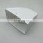 China injection molding matt surface white  plastic housing custom ABS plastic enclosure