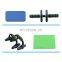 push up bar Designed Plastic Ab Wheel Anti Skid Core Strength Exercises Abdominal Road Roller jump rope
