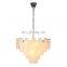 Glass Feather Plume Modern handmade Nordic bedroom Luxury  New Chandelier