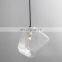 New Design Glass Colorful Stone Shape Pendant Light Decorative Lamp For Room Restaurant