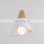 Modern Wood Pendant Lights Metal Shade Lights Restaurant Bar Cafe Living Room Nordic Pendant Lamp