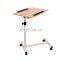Good Quality Cheap Hospital Mobile Overbed Wooden ABS Folding Dinning Table