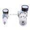 BFR Series Air Source Treatment Pneumatic Aluminum Different Pressure Drain Compressed Air Filter Regulator With Shell
