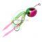 60g 80g 100g 120g 150g 200g  metal slow jig head with rubber skirts and assist hooks luminous glow lead jigging lure