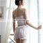 New Fashion Women Underwear Sexy Lingerie Pajamas Velvet Crop Tops Bralette Panty Sets