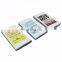 Matte Surface Different Flavors Chocolate Bar Wrapper Three Side Seal Aluminum Foil Flat Bag