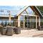 Exterior Black Accordion bi Folding Doors With Double Glazing