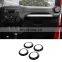 Black Truck Interior Decoration Trim For Jeep Wrangler JK Interior Accessories