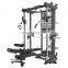 Highest Quality Raw Materials Strength Multi-Work Shandong Gym Equipment Smith Rack High Low Pulley Adjustable Bench