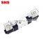 SNS Pneumatic 4V220-08 5/2 port double coil air control solenoid valve with AC/DC 12V 24V 220V