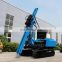 Hydraulic press crawler hammer solar ramming pile driver for solar project