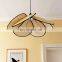Modern Rattan Pendant Light Wood Suspension Ceiling Light For Living Room Restaurant Bar Cafe Home Decor LED Hanging Lighting
