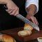 Triple Rivet Collection 8 inch 67 Layer Damascus Stainless Steel Bread Knife with Black G10