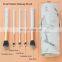 10pcs Makeup Brushes Kits Private Label Marble Makeup Brush Set With Clip-on Brush Holder