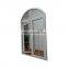 French Round Top  Aluminum Arched Tempered Glass Casement Door