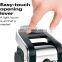 Electric Automatic Can Opener with Easy Push Down Lever, Opens All Standard-Size and Pop-Top Cans, Extra Tall, Black and Chrome