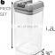 Airtight Food Storage Containers with lids (set of 6) BPA free Air Tight Snacks Pantry & Kitchen Canisters