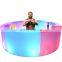 water bubble tea juice led bar counter glowing rental hire party outdoor led light bar furniture tables and chairs sofa set
