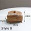 Hot Sale Rustic Cute Rattan Basket with Lid for Catchall Storage, Mini Jewelry Basket Decor Home