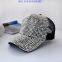 Creative cross-border rhinestone cowboy hat cap baseball cap welt drill baseball cap outdoor accessories covered sun hat