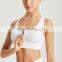 High Impact 1 PCS Custom Logo Shockproof Sports Yoga Bra Easy To Wear Front Zipper Training Bra Top Women Running Gym Clothes