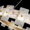Modern Light Luxury Alabaster Round Pendant Lamp Restaurant Led Chandelier