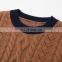 100% Knitted Winter Pullover Sweater for Women New Thickened round Neck O-Neck Cashmere Solid Pattern Casual Style Front Logo