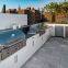 304/316 stainless steel outdoor kitchen cabinets with Barbecue