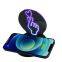 Wireless charger LED 3D Light Up Logo With Seven Color Best Gift Multi Function 15W Fast Wireless Charger Holder Stand Design