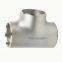 Stainless Steel Sanitary Welded Reducing Long 12inch Sch40 Straight Pipe Fittings Equal Cutback Tee