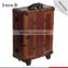 professional aluminum makeup case cosmetic trolley rolling beauty display case with lights mirror