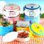 2015 Newest CCLB-KT005 Big capacity Promotion Two Layer Lunch Box, bento box (Accept OEM)