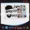 MTT30 CMYK Full Color Plastic Clear Card/ Transparent Card/ Transparent Business Card