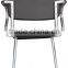 black PU staff chair