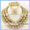 Mitaloo New Styles Customized Factory Sell African Coral Beads Jewelry Set For Bridal Wedding MT0001