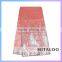 Mitaloo Peach Silk George Fabric Fashion Design African George Lace MGP0044